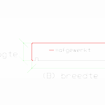 Cross-section of a straight threshold with a water table